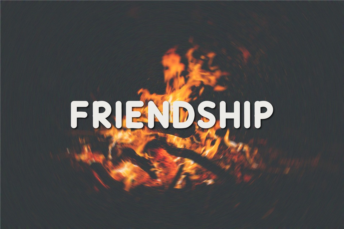 Пример шрифта Friendship