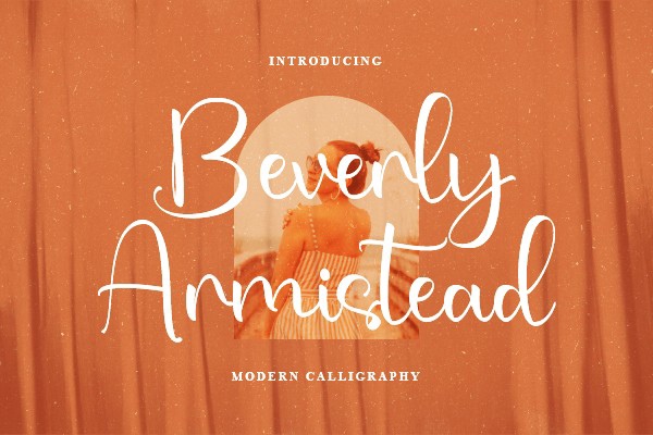 Пример шрифта Beverly Armistead