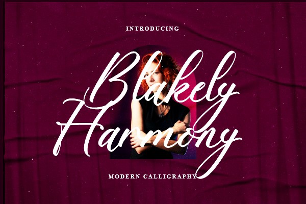 Пример шрифта Blakely Harmony