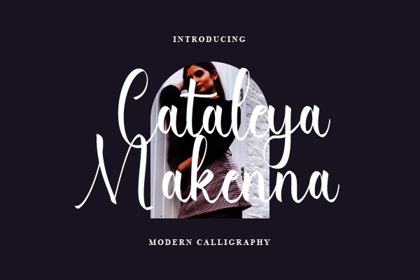 Пример шрифта Cataleya Makenna