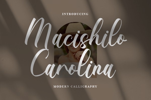 Пример шрифта Macishilo Carolina