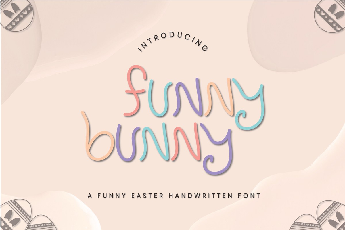 Пример шрифта Funny Bunny Regular