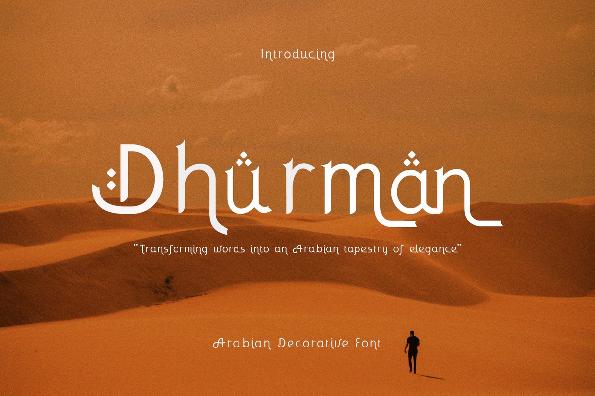 Пример шрифта CF Dhurman