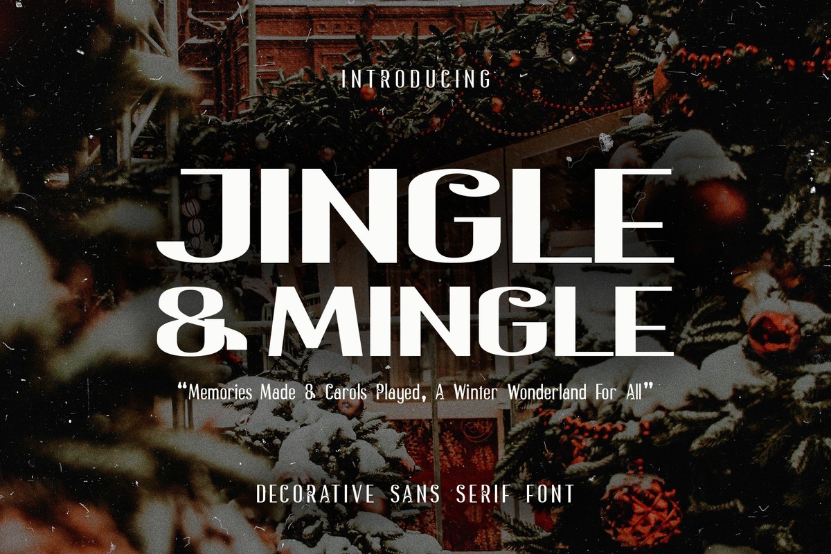 Пример шрифта CF Jingle & Mingle Bold Sem Exp