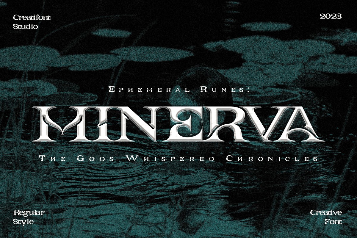 Пример шрифта CF Minerva Regular