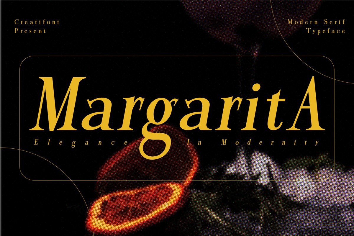 Пример шрифта Margarita Regular