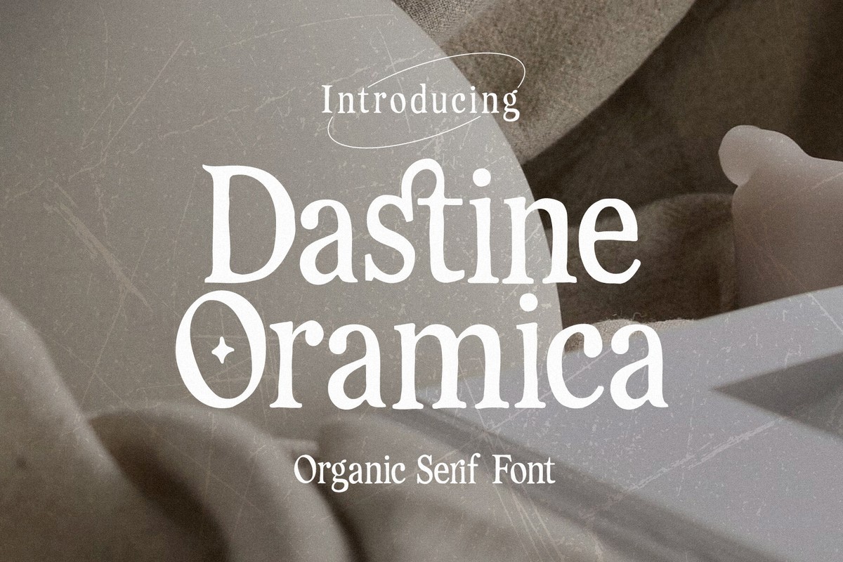 Пример шрифта Dastine Oramica