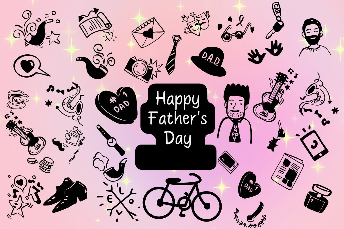 Пример шрифта Happy Fathers Day