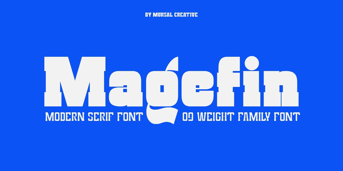 Пример шрифта Magefin Semi Bold