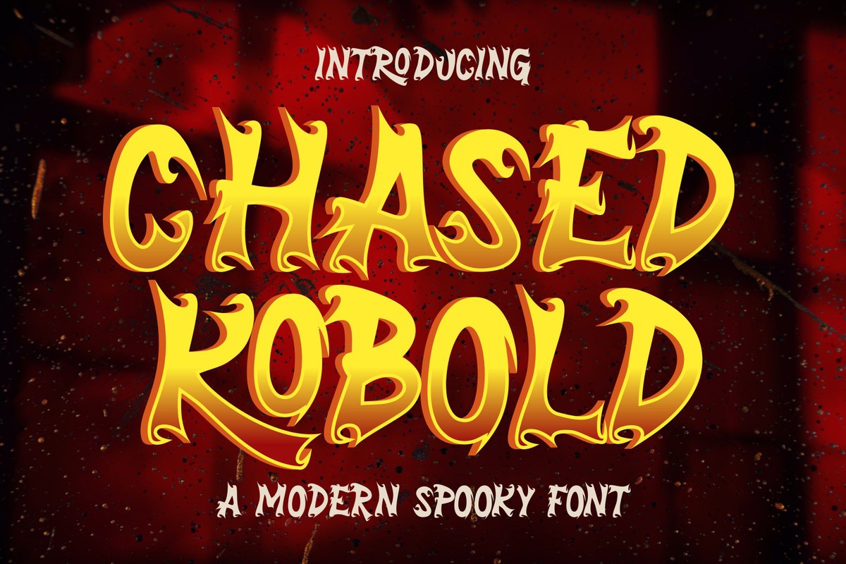 Пример шрифта Chased Kobold