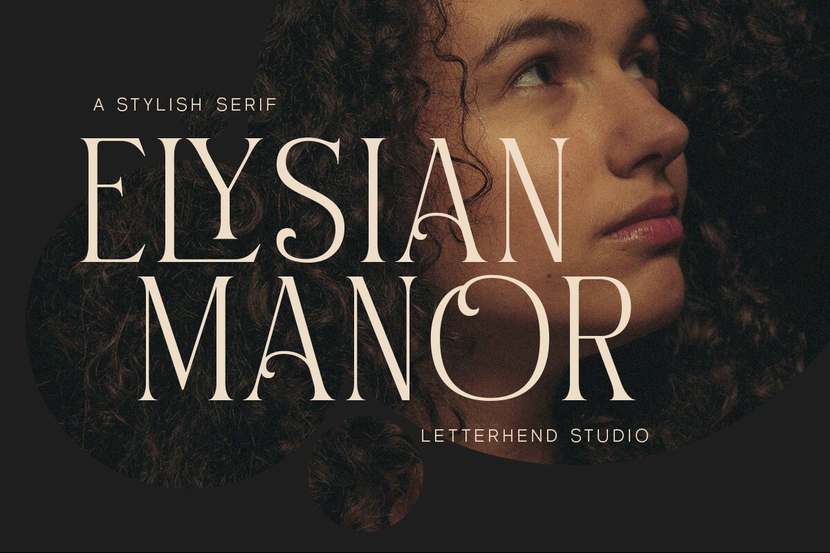 Пример шрифта Elysian Manor Regular