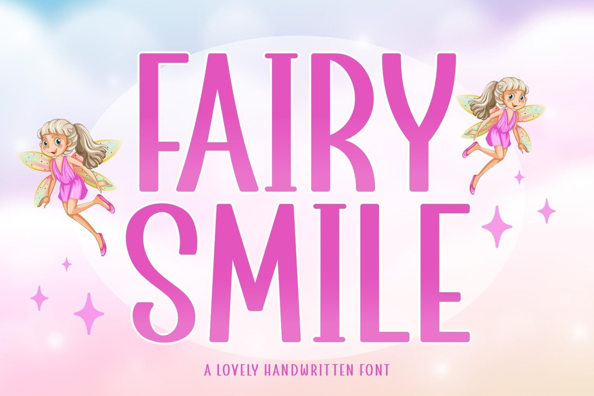 Пример шрифта Fairy Smile