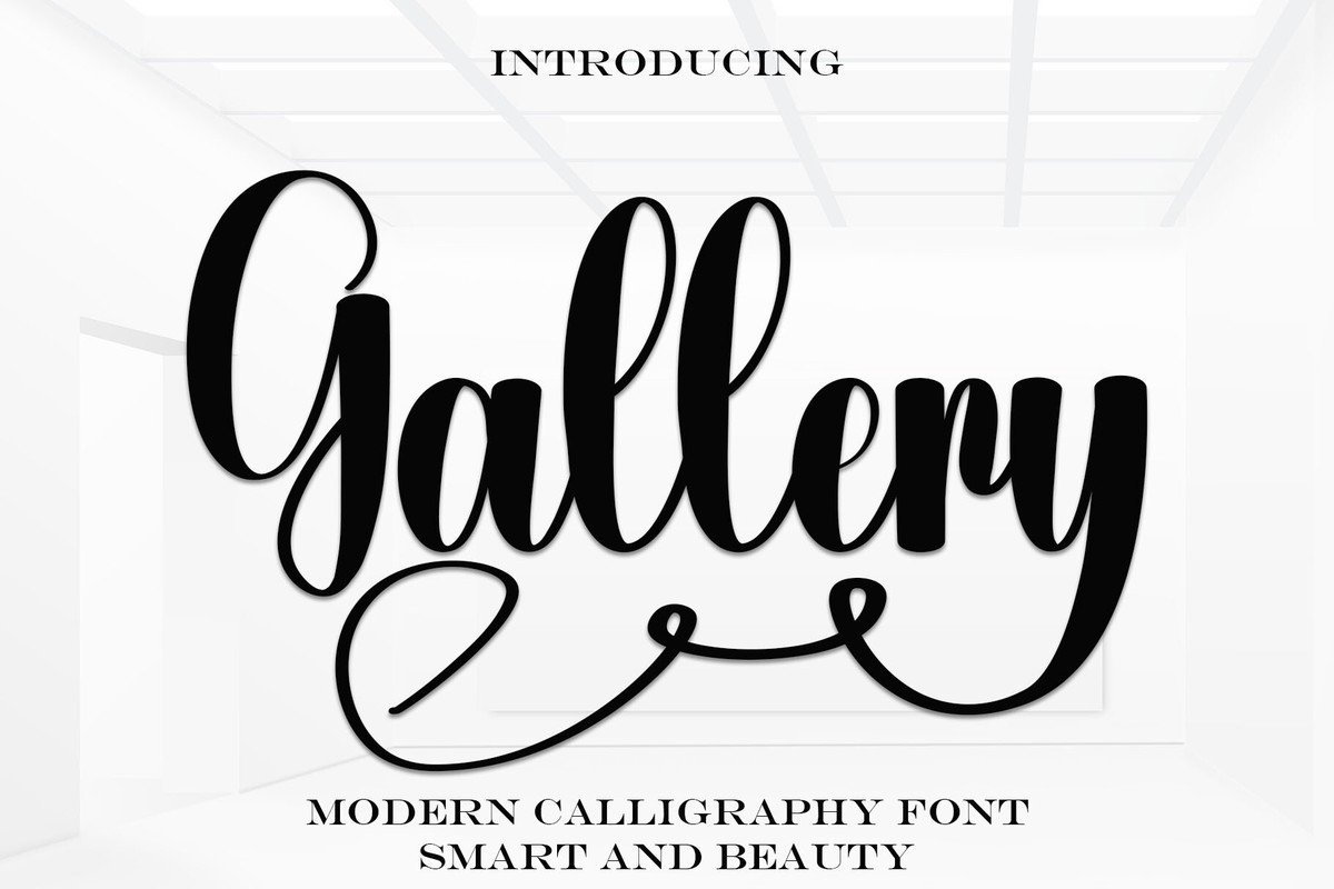 Пример шрифта Gallery Regular