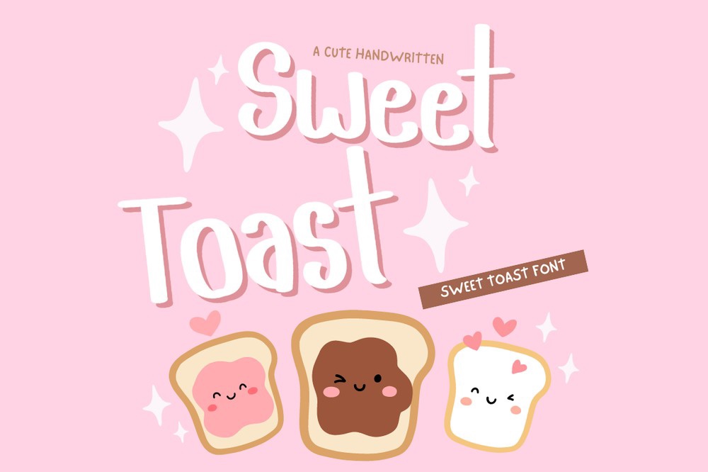 Пример шрифта Sweet Toast