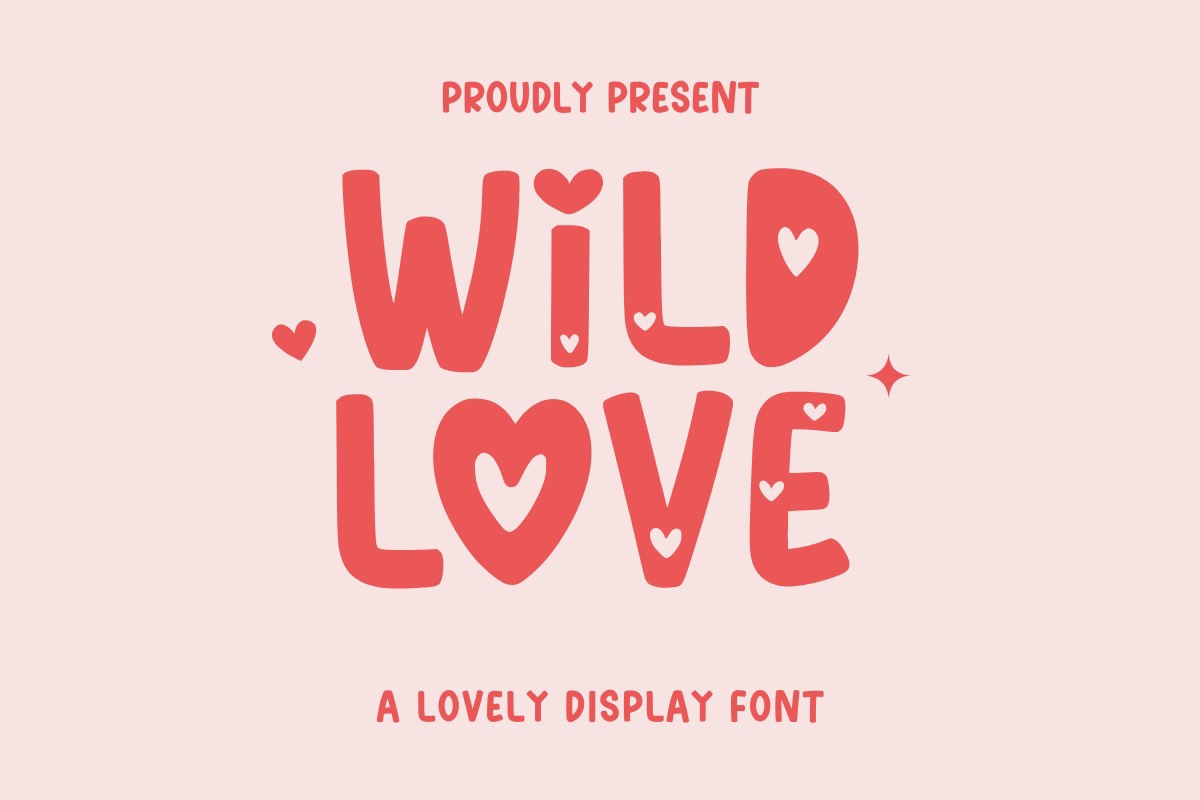 Пример шрифта Wild Love