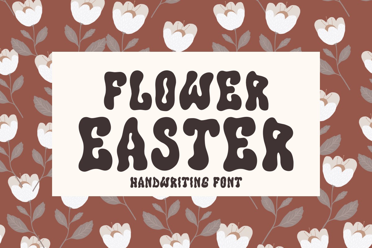 Пример шрифта Flower Easter Regular