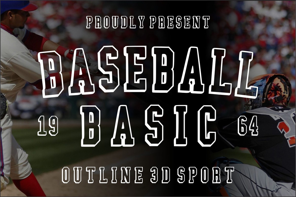 Пример шрифта Baseball Basic Regular