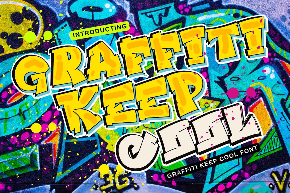 Пример шрифта Graffiti Keep Cool Regular