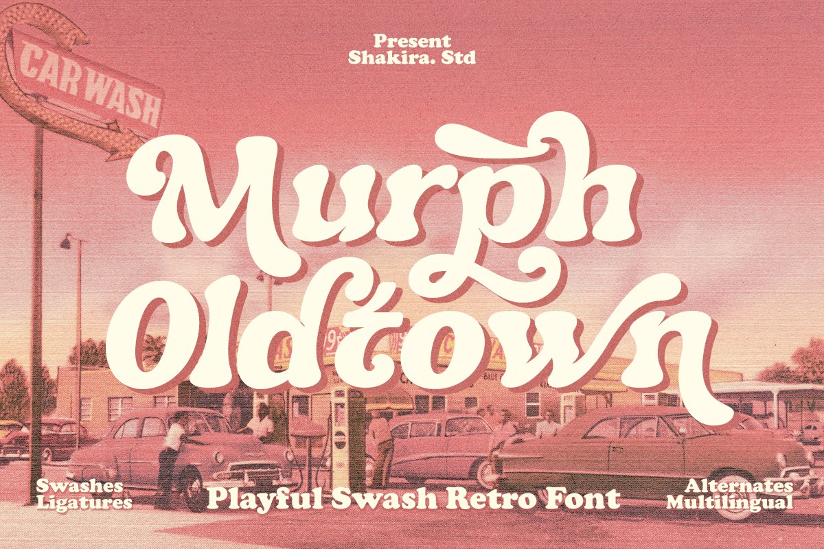 Пример шрифта Murph Oldtown