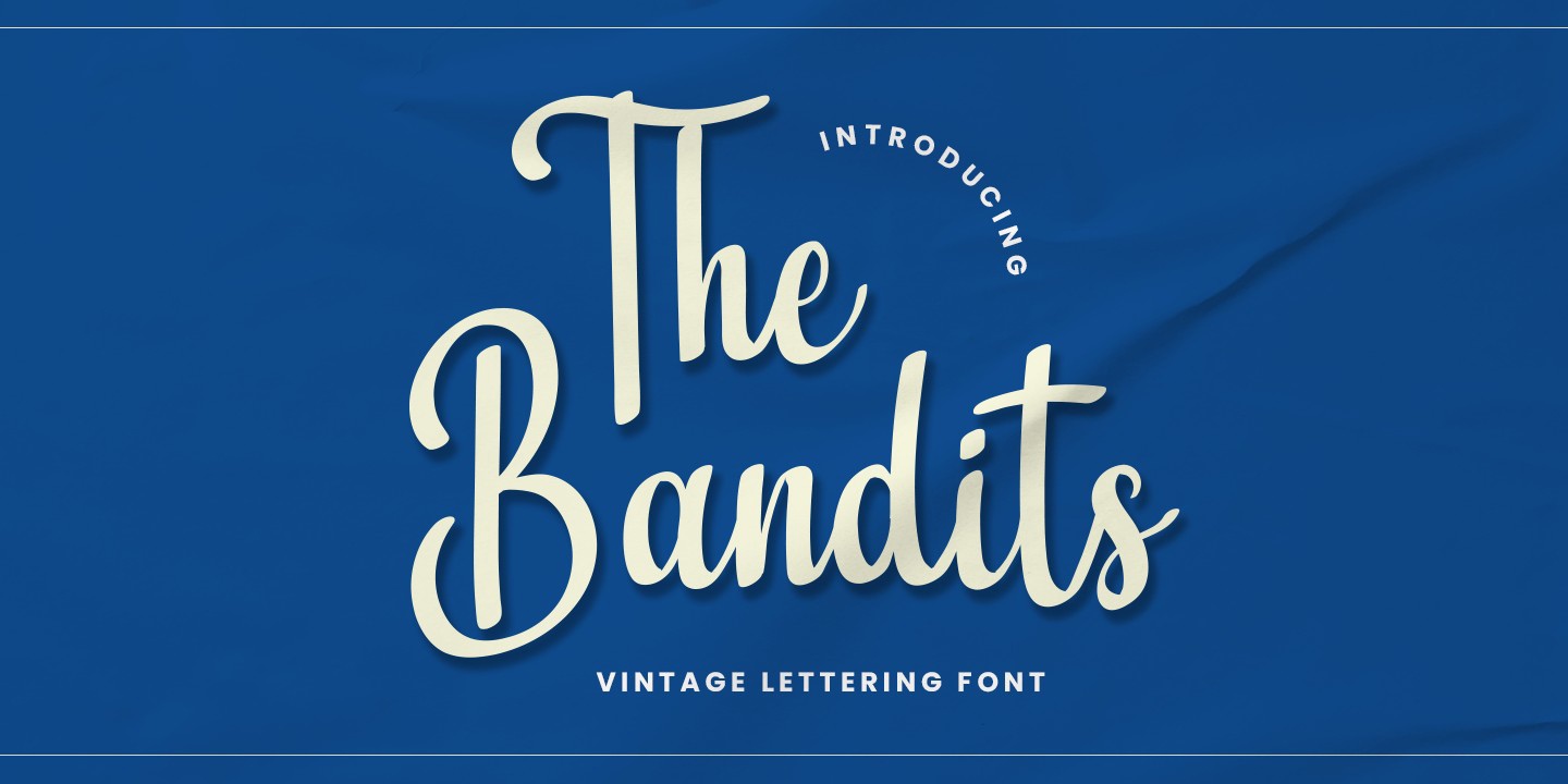 Пример шрифта The Bandits