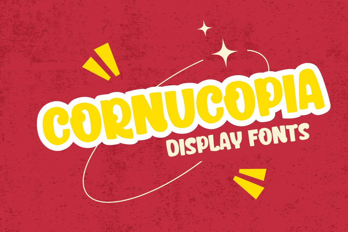 Пример шрифта Cornucopia