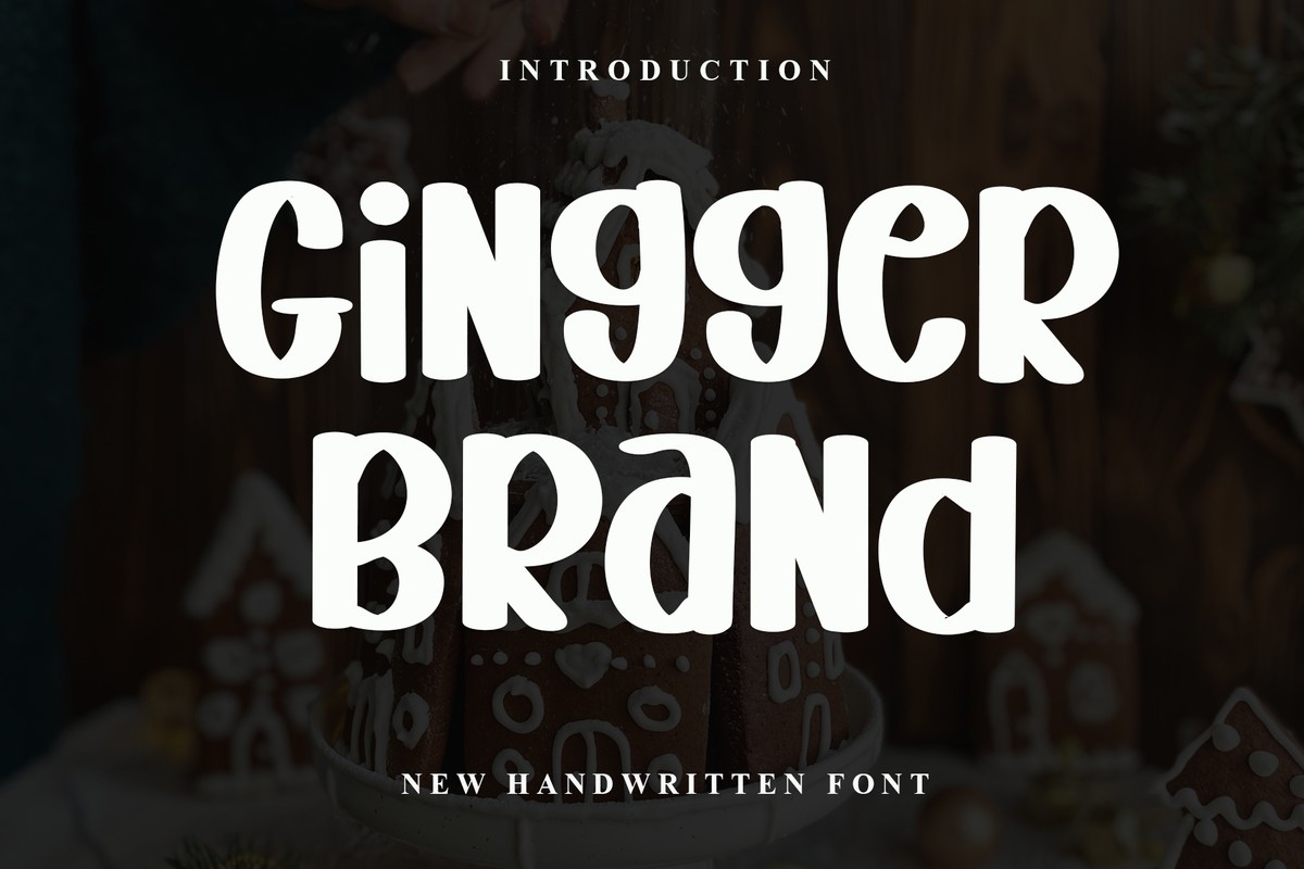 Пример шрифта Gingger Brand