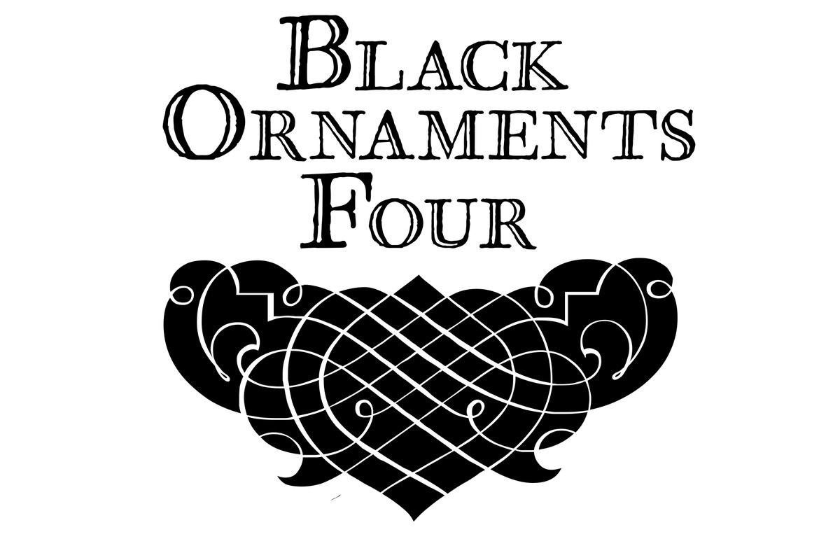 Пример шрифта Black Ornaments Four