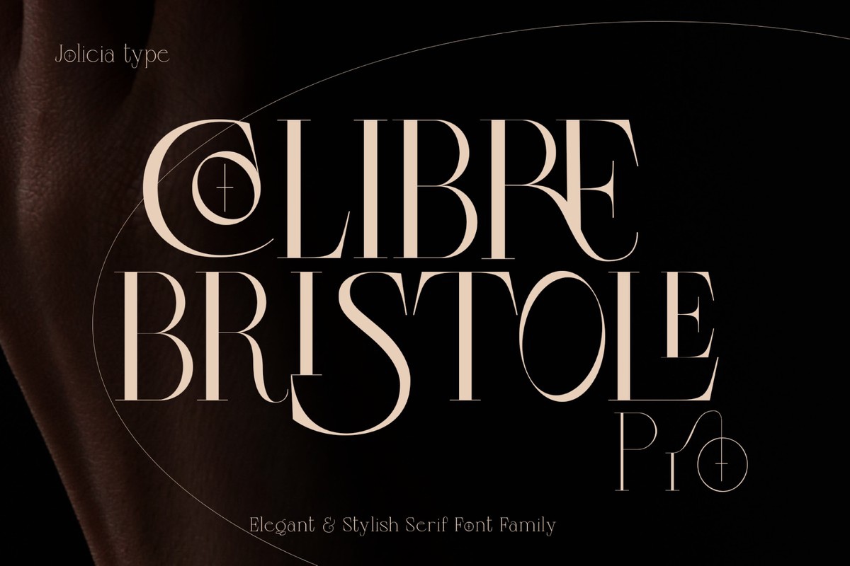 Пример шрифта Colibre Bristole Pro