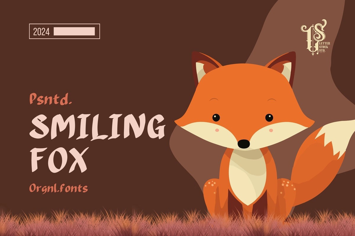 Пример шрифта Smiling Fox Regular