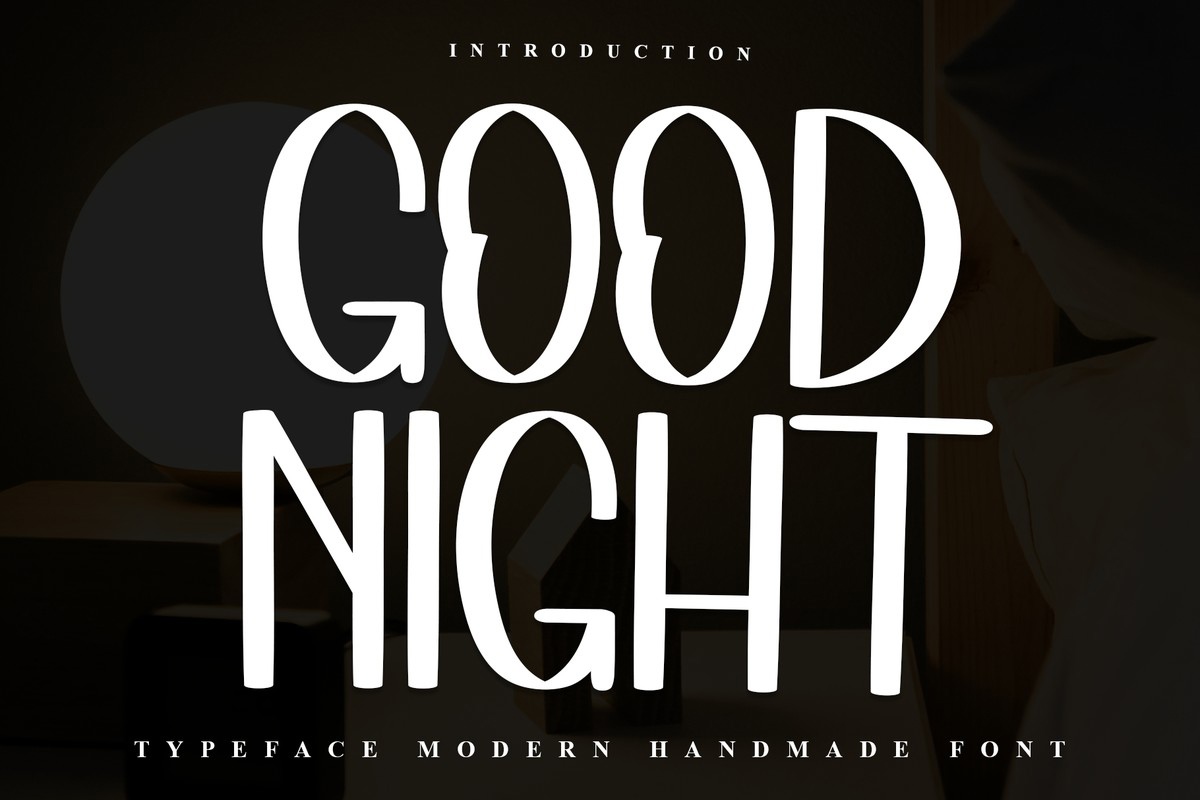Пример шрифта Good Night