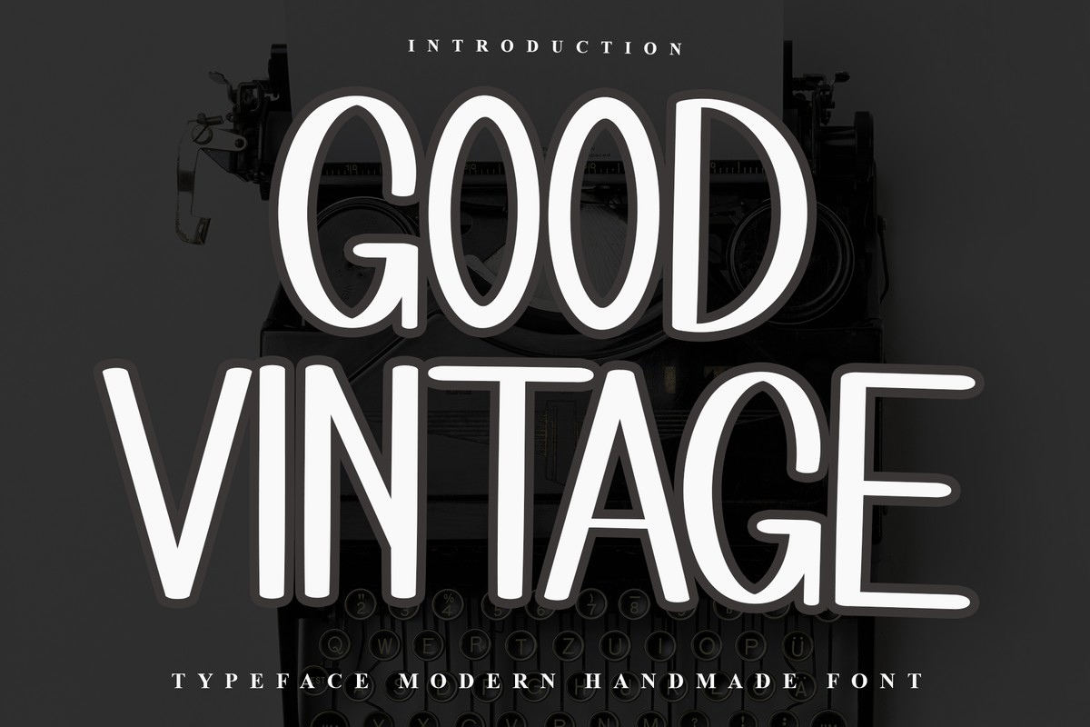 Пример шрифта Good Vintage