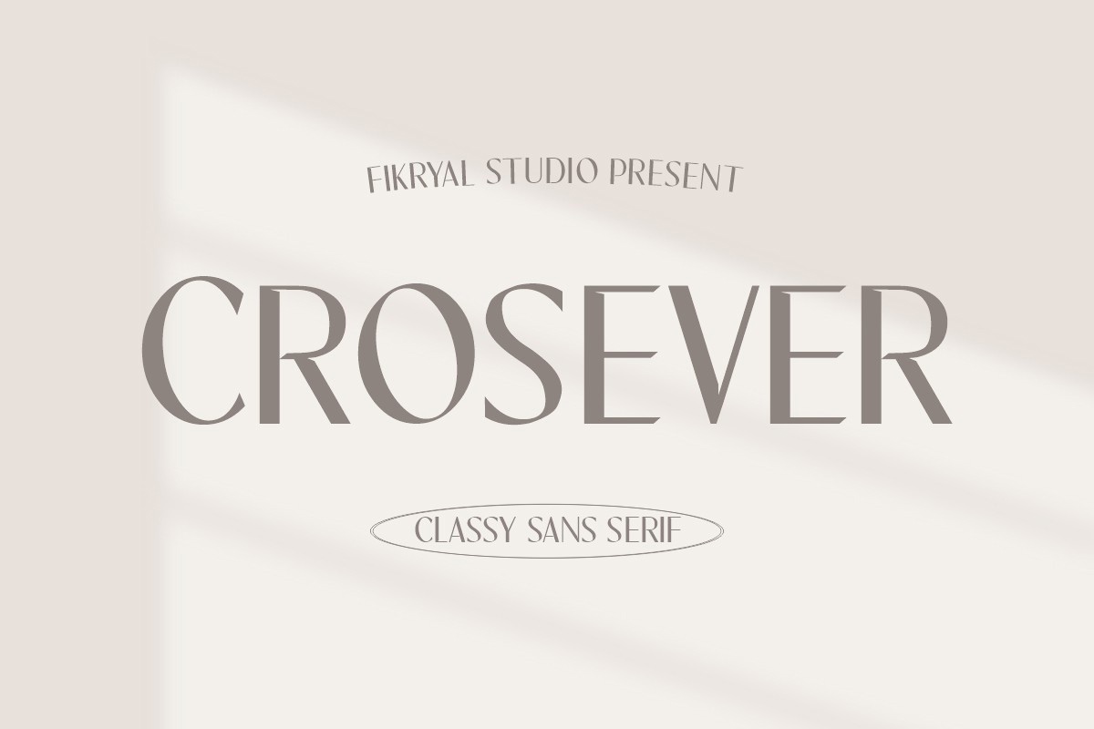 Пример шрифта Crosever Regular