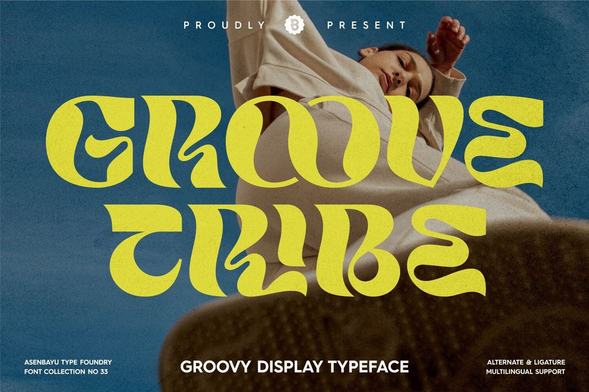 Пример шрифта Groove Tribe