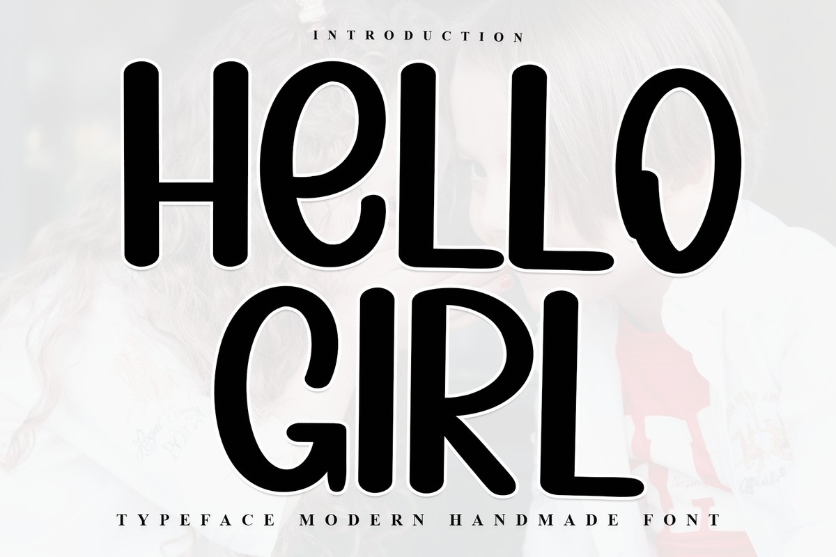 Пример шрифта Hello Girl