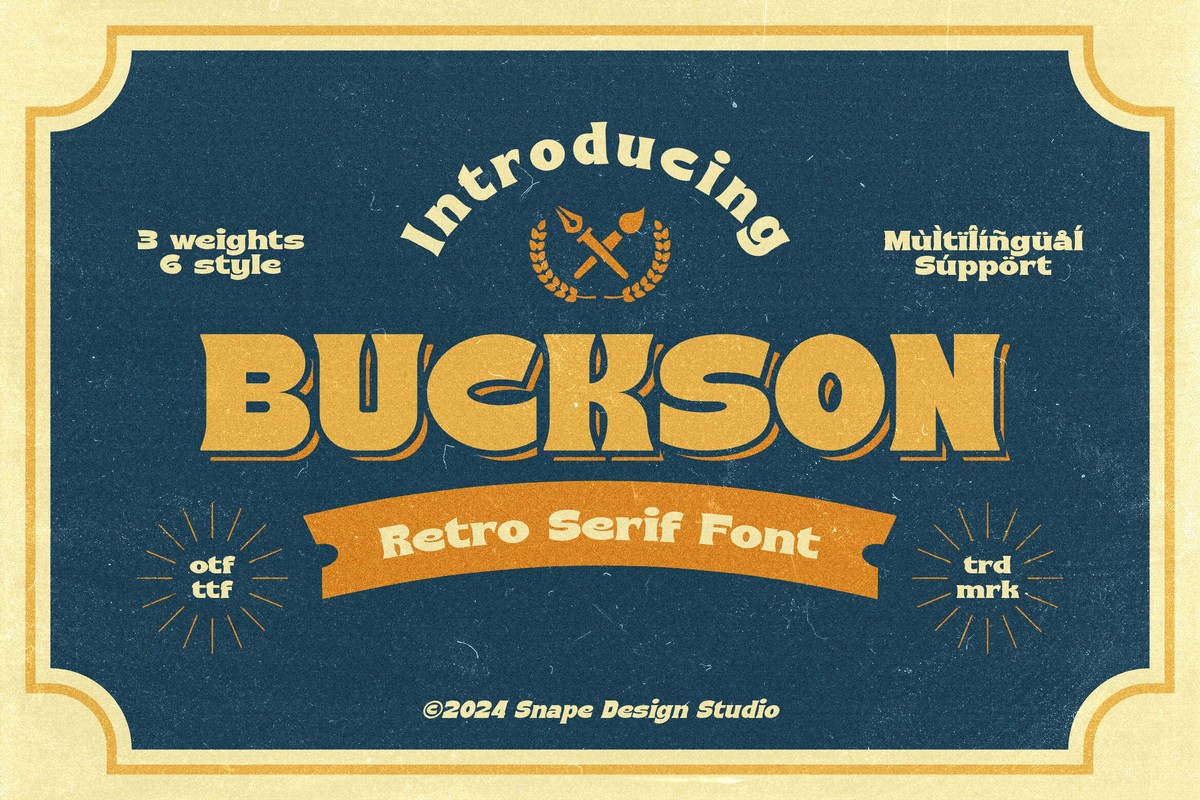 Пример шрифта Buckson Expanded Italic