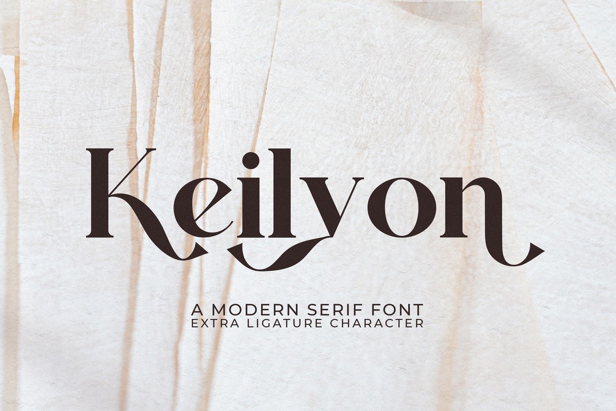 Пример шрифта Keilyon