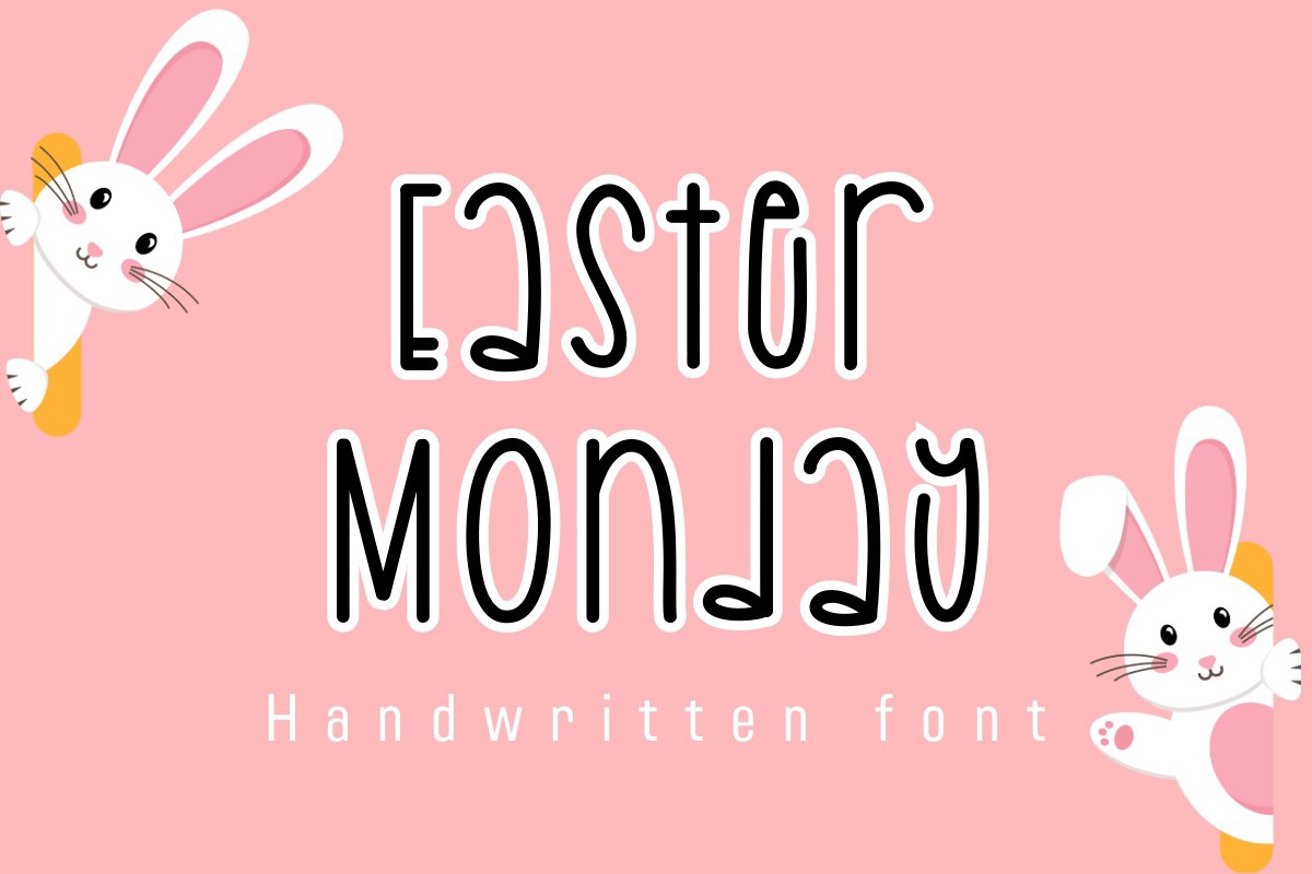 Пример шрифта Easter Monday