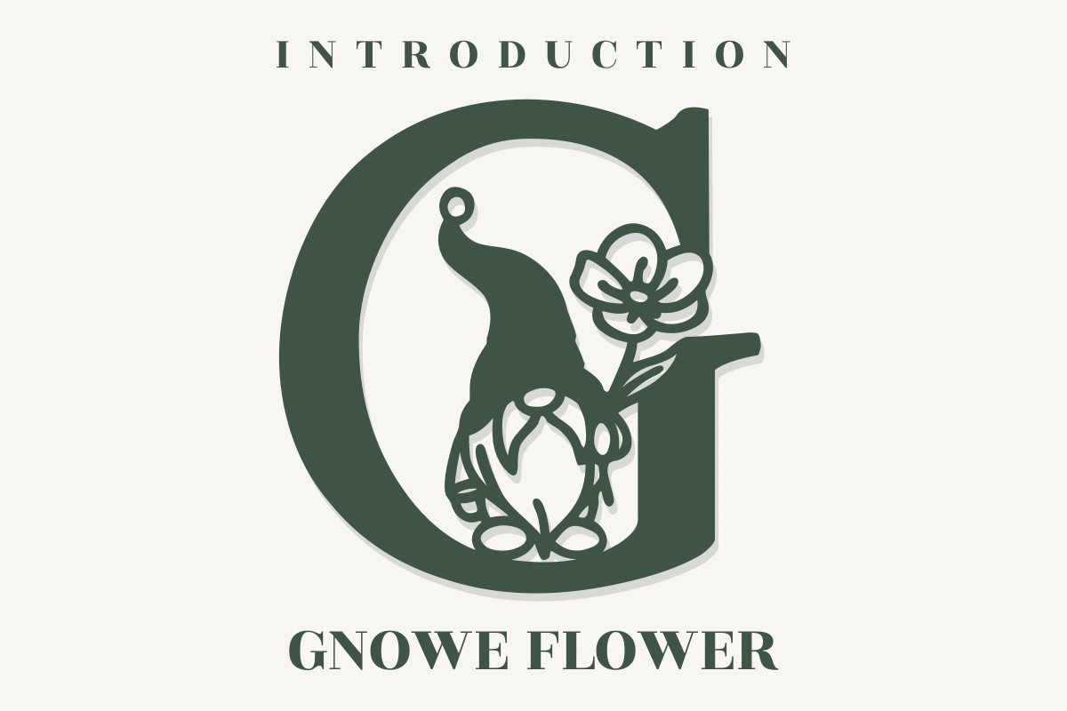 Пример шрифта Gnome Flower Regular