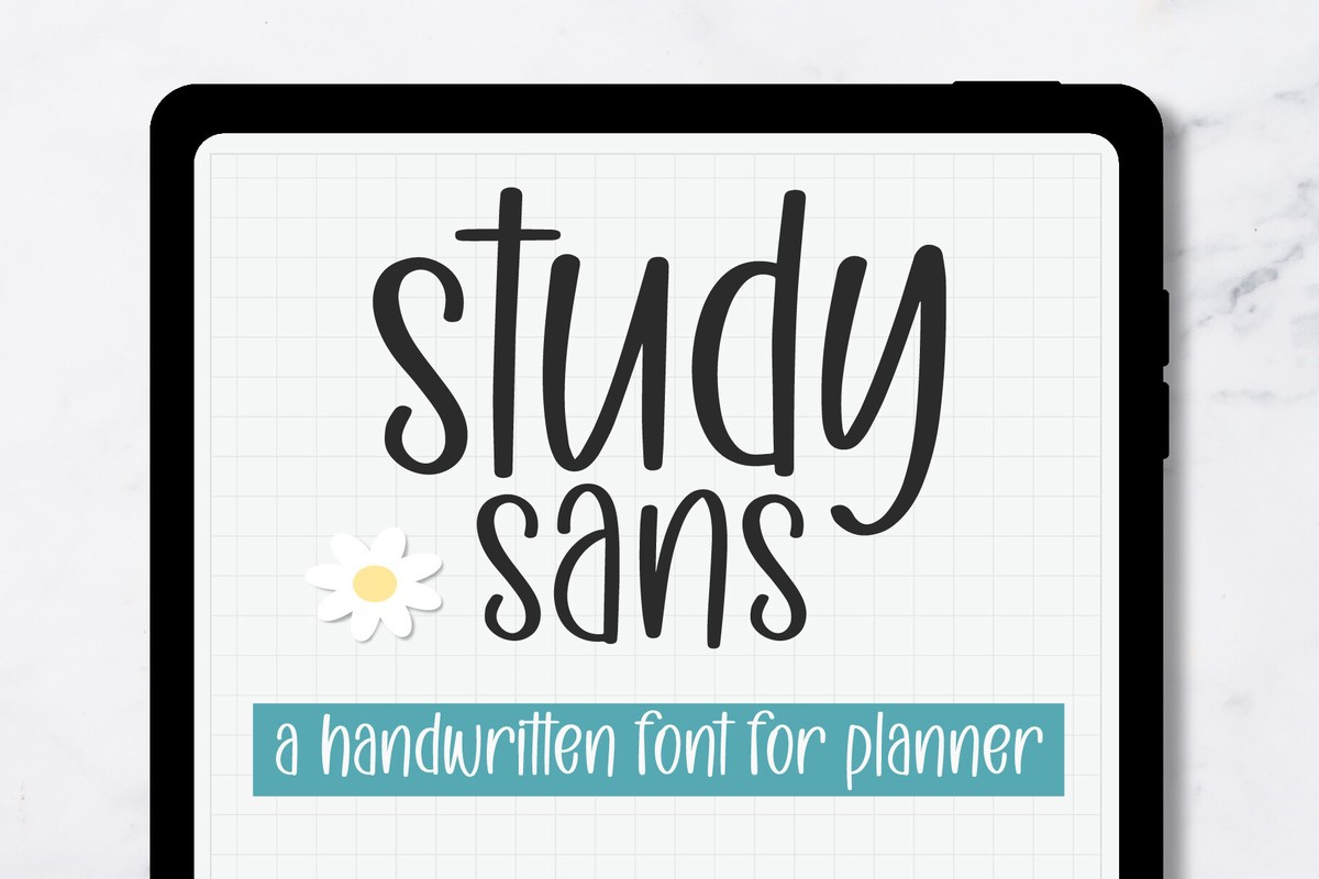 Пример шрифта Study Sans