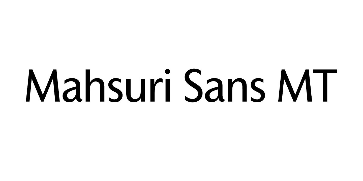 Пример шрифта Mahsuri Sans MT Light