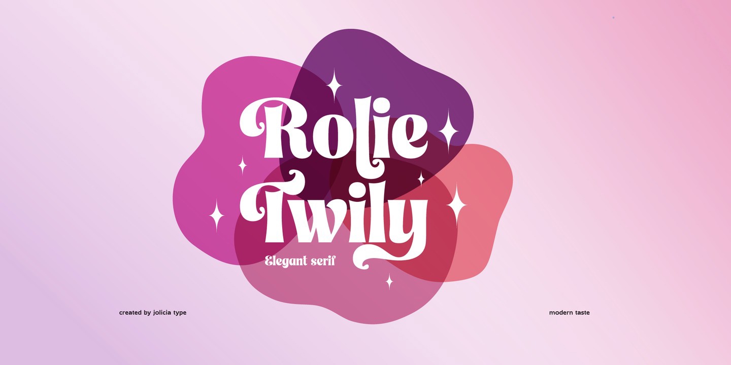 Пример шрифта Rolie Twily Regular