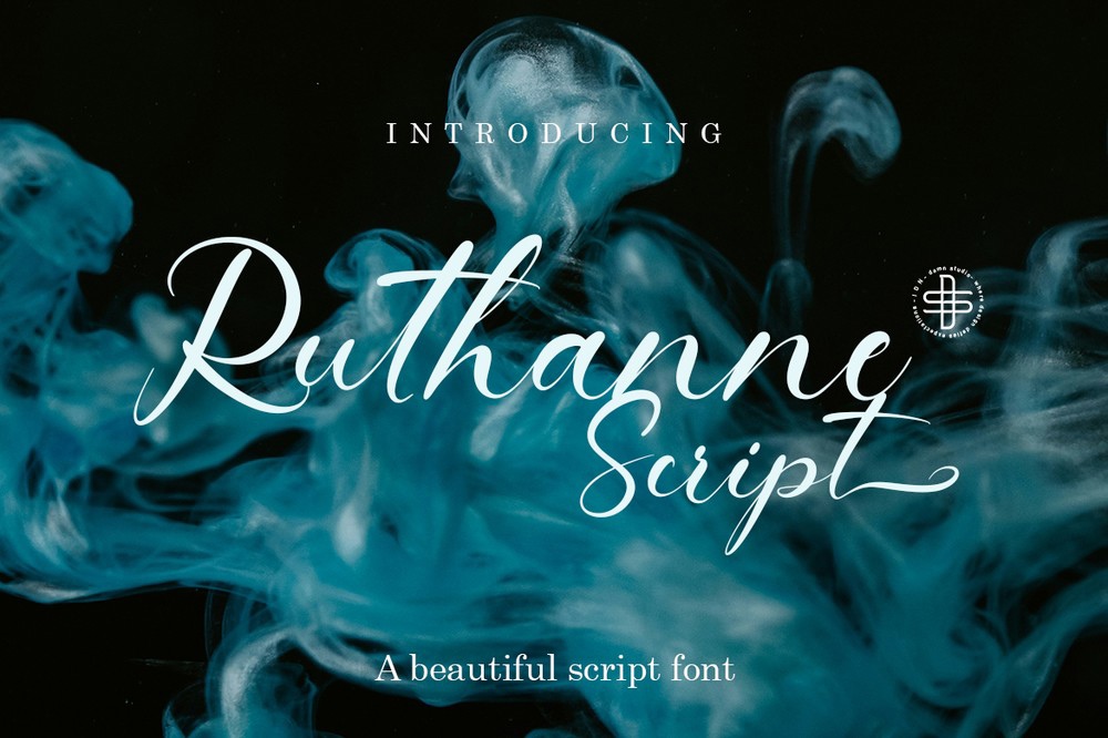 Пример шрифта Ruthanne Script Regular