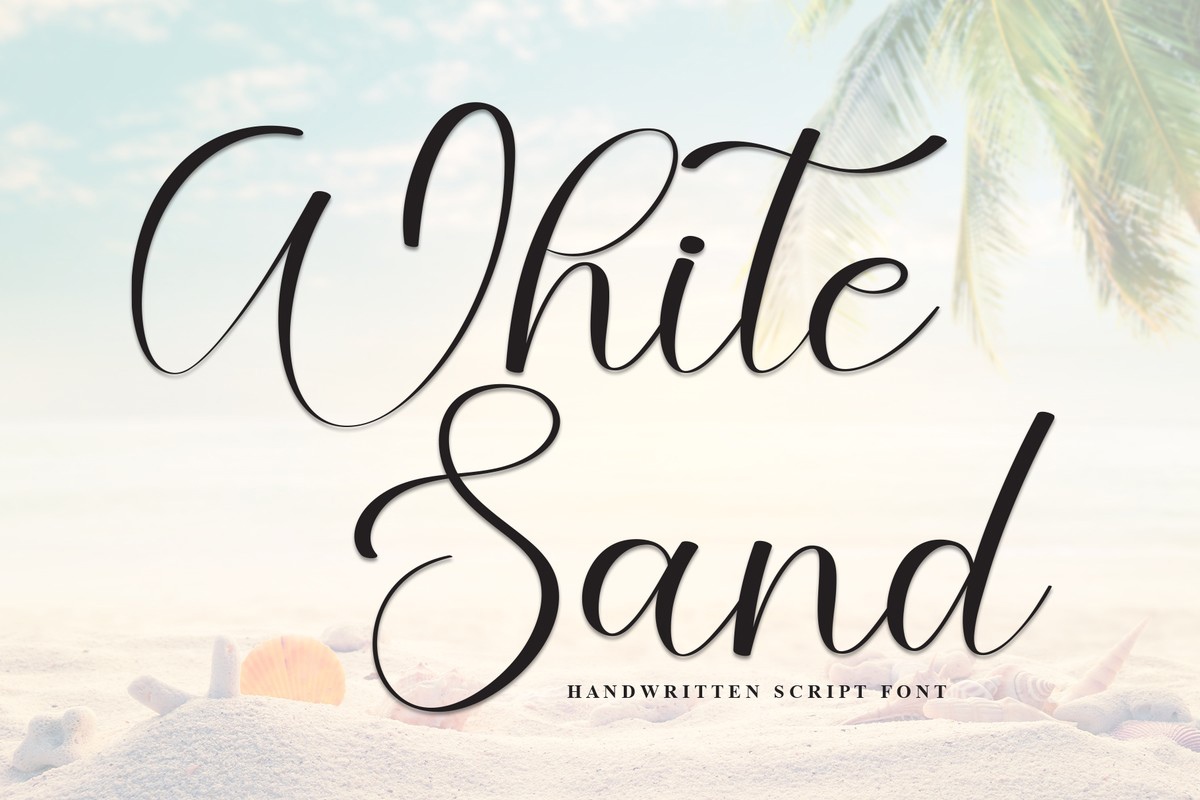 Пример шрифта White Sand