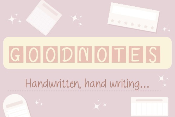 Пример шрифта Goodnotes