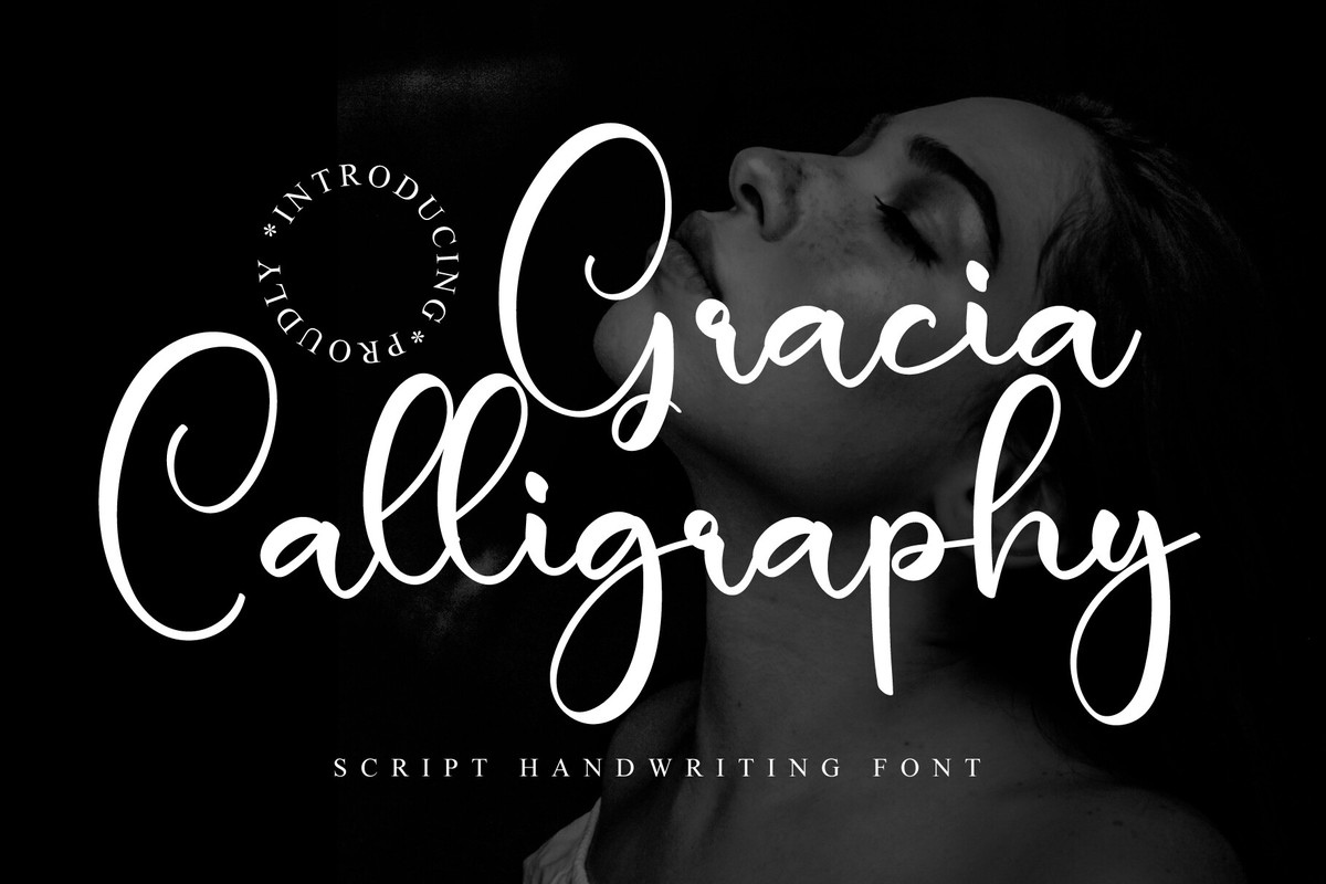 Пример шрифта Gracia Calligraphy