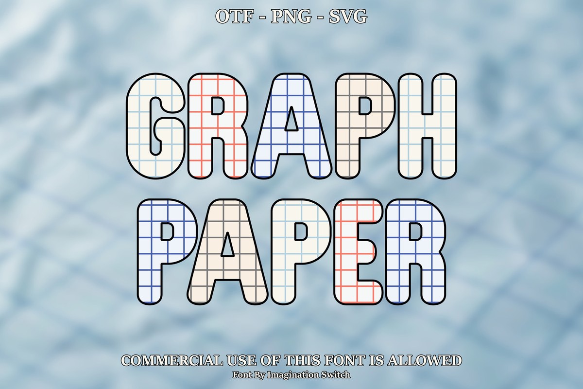 Пример шрифта Graph Paper