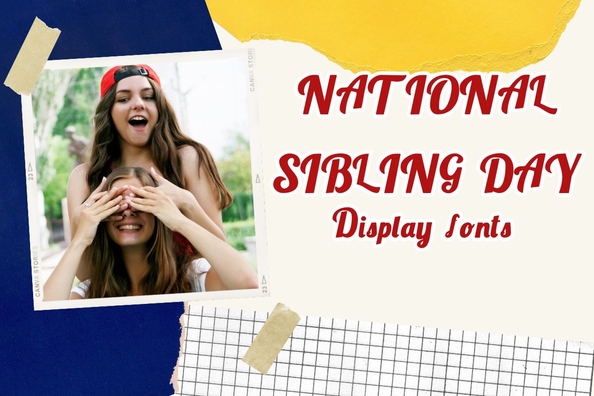 Пример шрифта National Sibling Day Regular