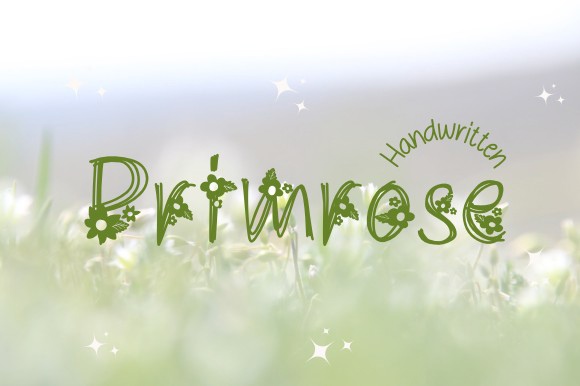 Пример шрифта Primrose Regular