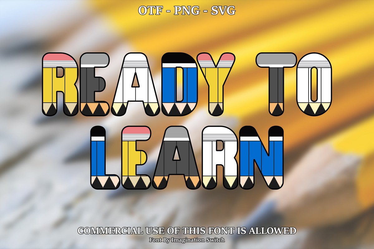 Пример шрифта Ready to Learn Collection 3