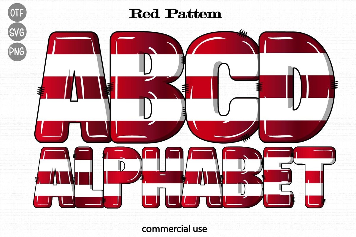 Пример шрифта Red Pattern Regular